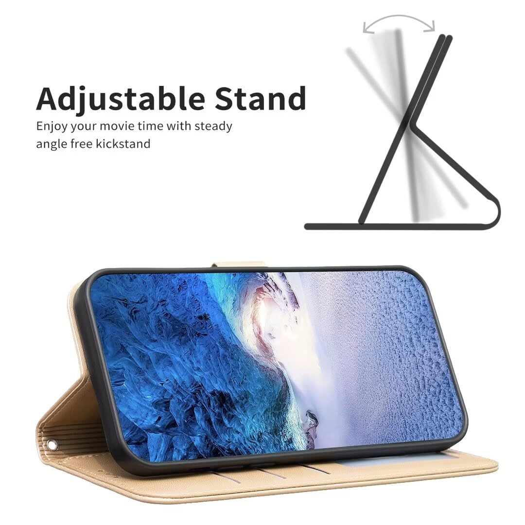FMPCUON Custodia per Oppo A38 4G/A18 4G Cover,Custodia in Pelle