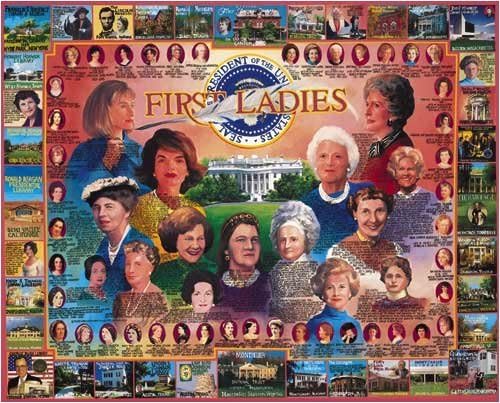 White Mountain Puzzles First Ladies 1000 Piece Jigsaw Puzzle