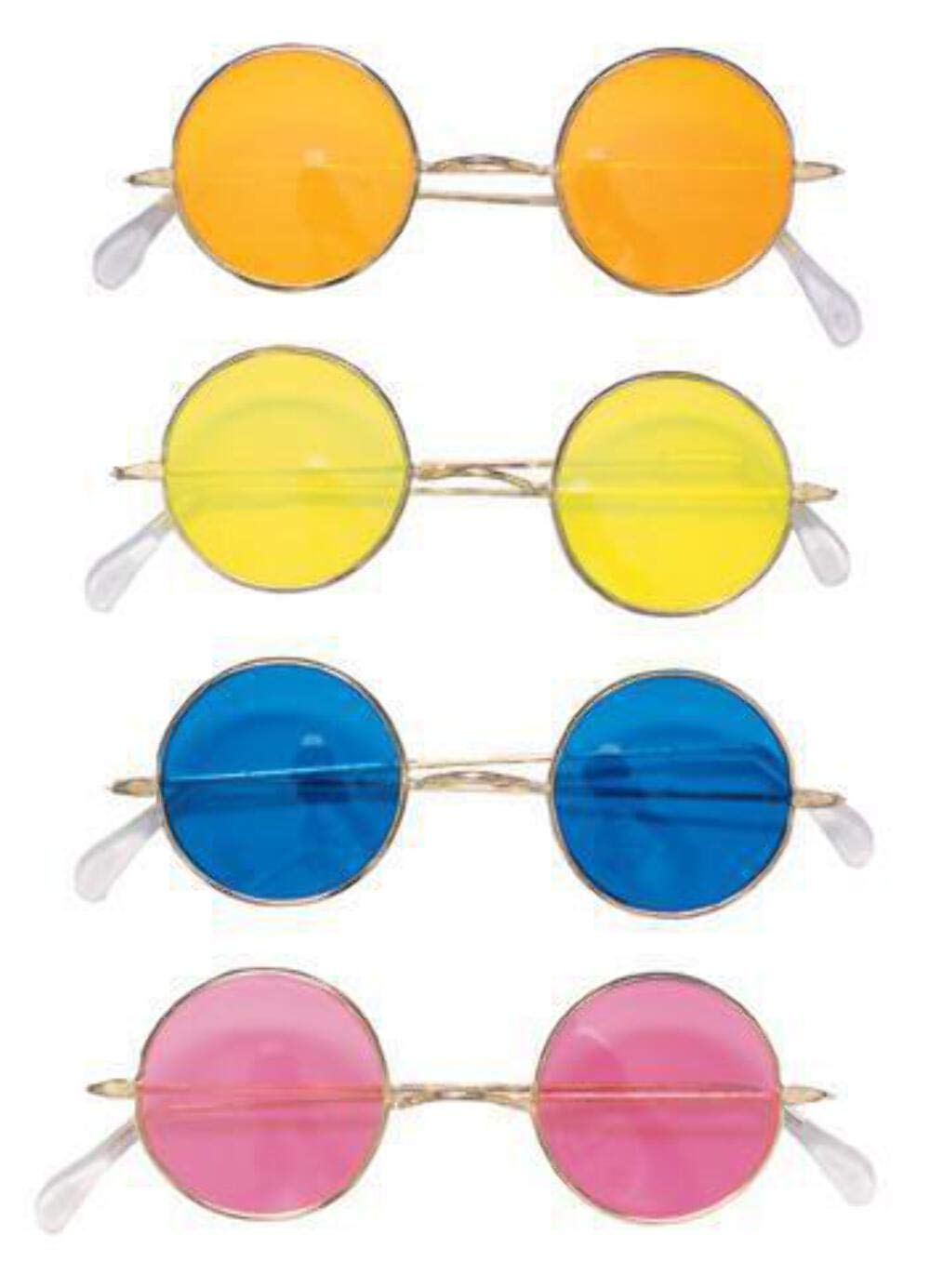 Rubie's GLASSES ROUND FEELIN' GROOVY (a pair - color may vary)