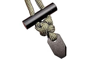 JOSH GATES PRECISE FIRE STARTER NECKLACE | CERAMIC STRIKER | LONG FERRO...