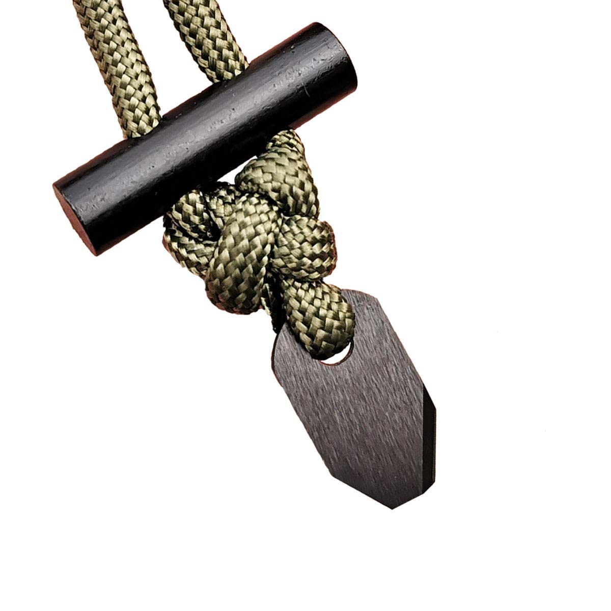 BSGB Fire Starter Necklace | Ceramic Striker | Long Ferro Rod|Mini Size EDC Survival Kit for Fire Starter Ferro Rod