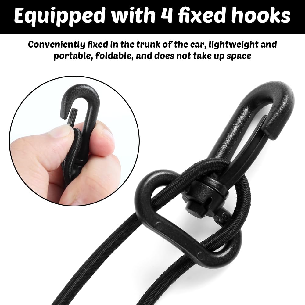 Rete Barriera Per Auto Per Cani - Con 4 Ganci, Per SUV E Camion, Traspirante