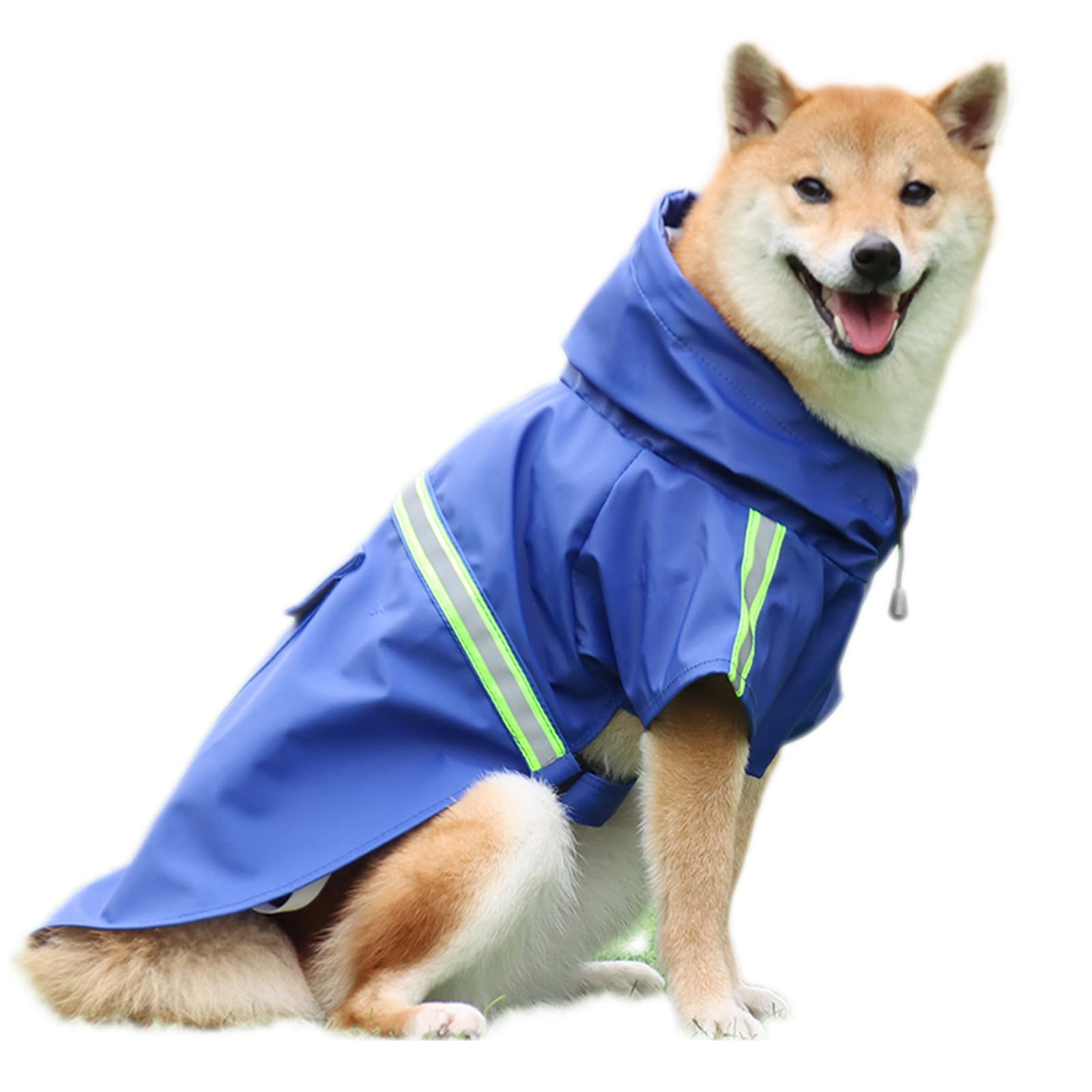 Impermeabile per Cani Riflettente Cappotto Cane Impermeabile con Cappuccio Giacca per la Pioggia Cane di Taglia Piccola per Escursionismo