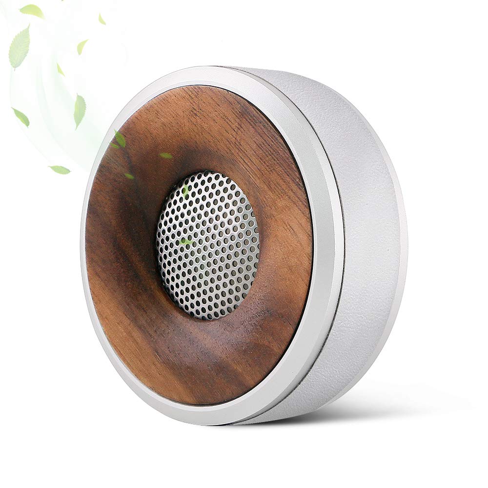 Essential Oil Car Diffuser Aviation Aluminum Alloy Aromatherapy Home Office Fragrance Decoration Wooden Scent Diffuser Air Purifier Aroma Box with 4PCS Felt Pads
