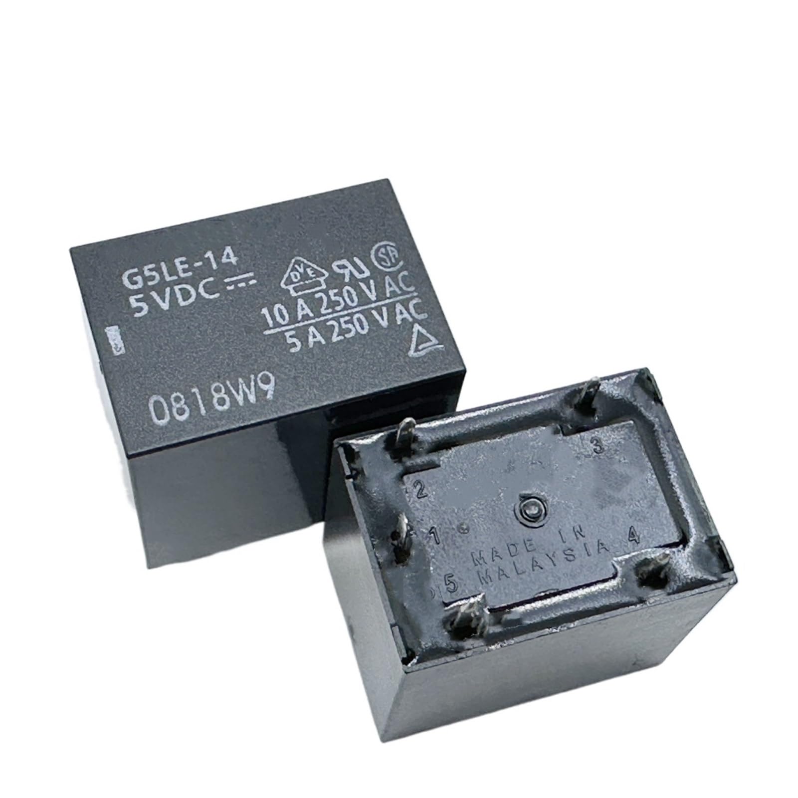 Yzwrwrmktb One Color 1Pc G5le-14 5Vdc (4123C-5V-10A) Relay 5Pins
