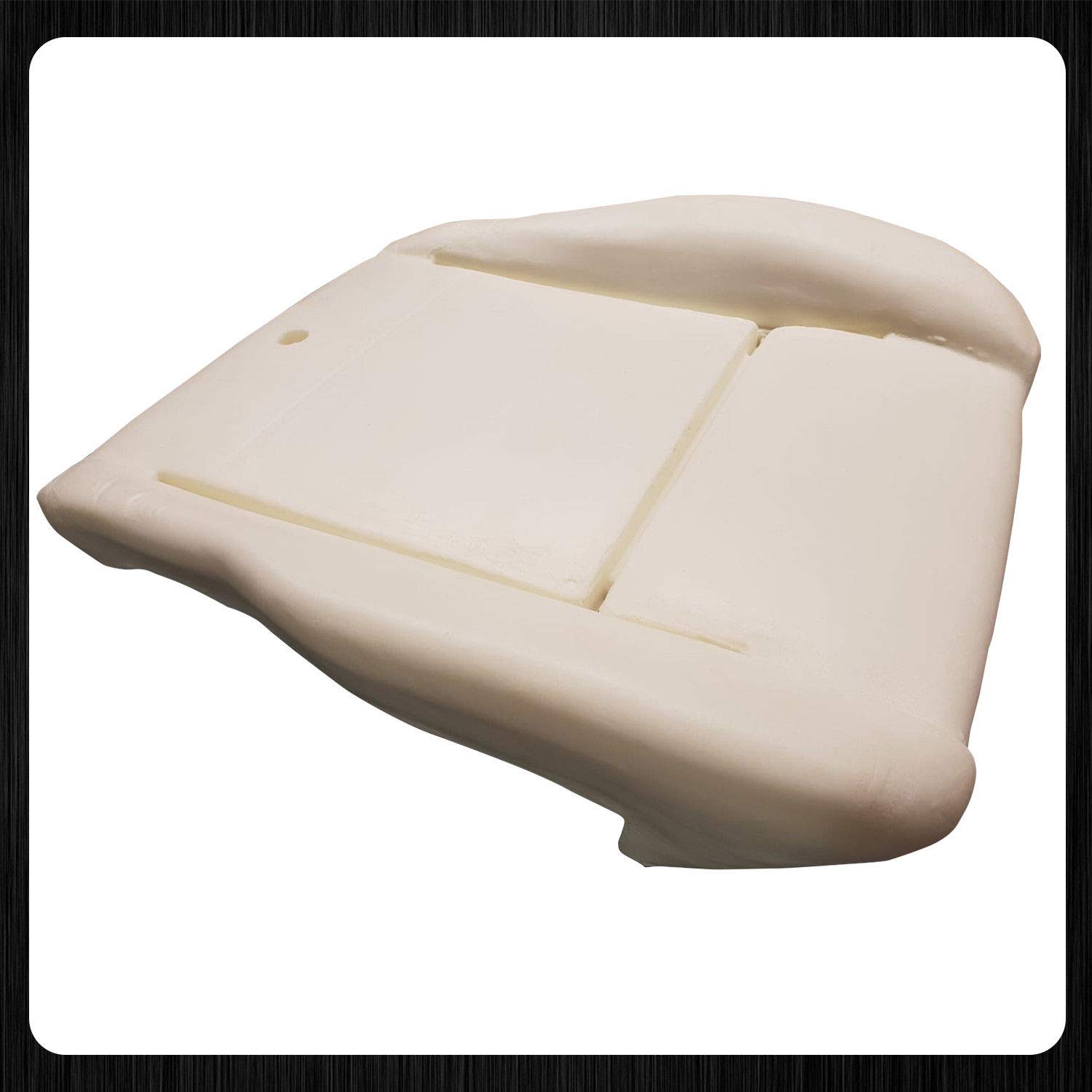 BREMER SITZBEZÜGE Cuscino sedile compatibile con VW T4 dal 1996 al 2003, sedile anteriore in schiuma, imbottitura in schiuma per guidatore o passeggero, imbottitura in schiuma e 15 clip