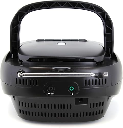 Miniatura 6 de Emerson EPB-3003 Boombox portátil de CDcasete con radio AMFM, color negro