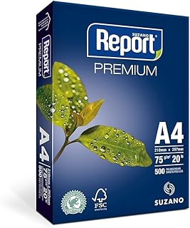 Resma de Papel A4 Report 75g 500 folhas
