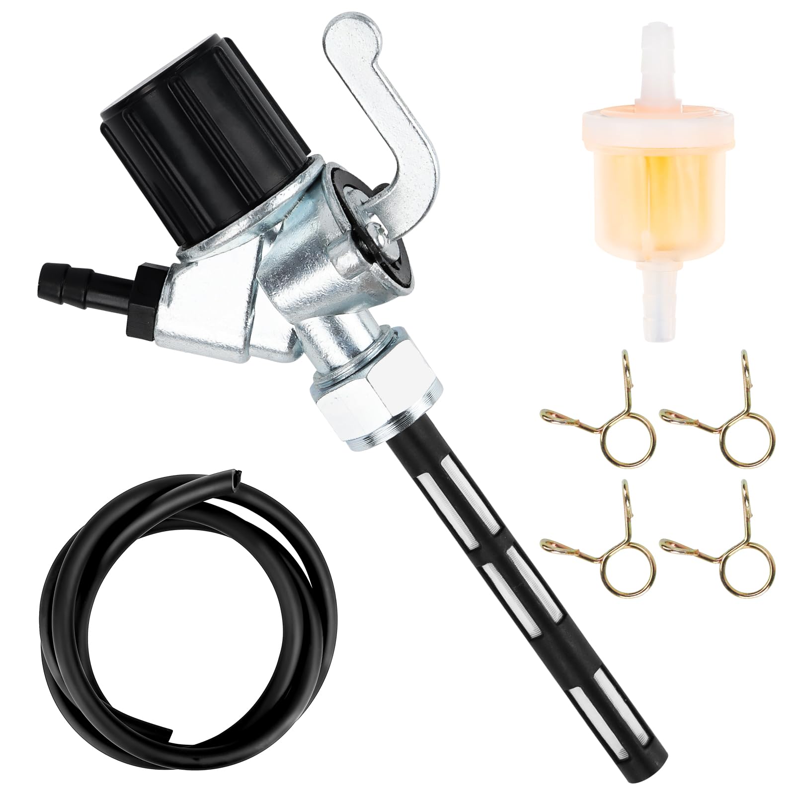 Tubo Benzina Moto Kit Tubo Carburante 2 Metri Accessori - Per Auto, Moto, Tosaerba (4.8mm Interno) Buono Carburante - Foto 11