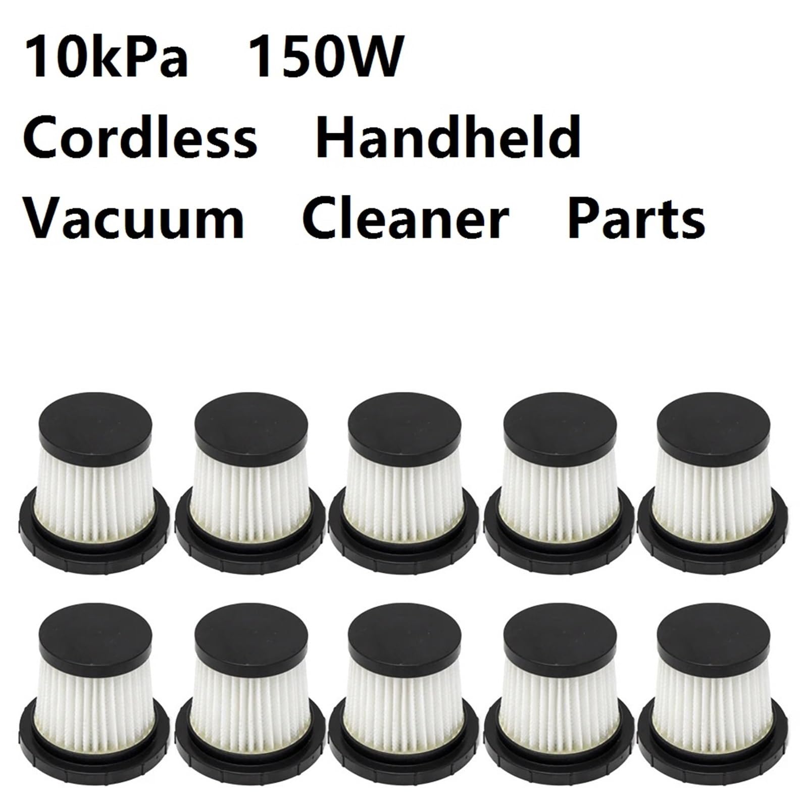 Staubbecherfilter, Kompatibel Mit YTWO, 10 KPa 150 W, Wiederverwendbare Teile for Kabellose Handstaubsauger(10pcs)