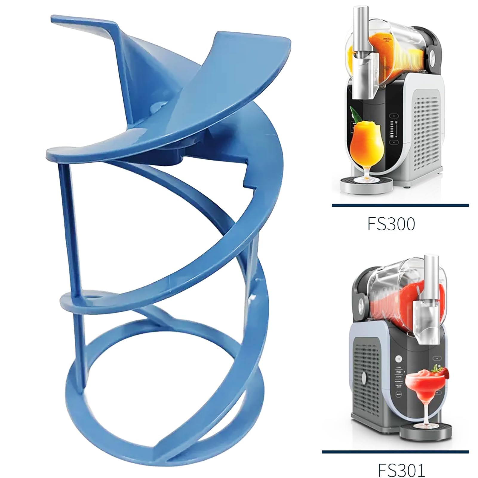 Ersatz-Mischbohrer für Ninja Slushie FS300 und FS301 - aus PETG Material - 100% solide Füllung - Zubehör für Ninja Slushie