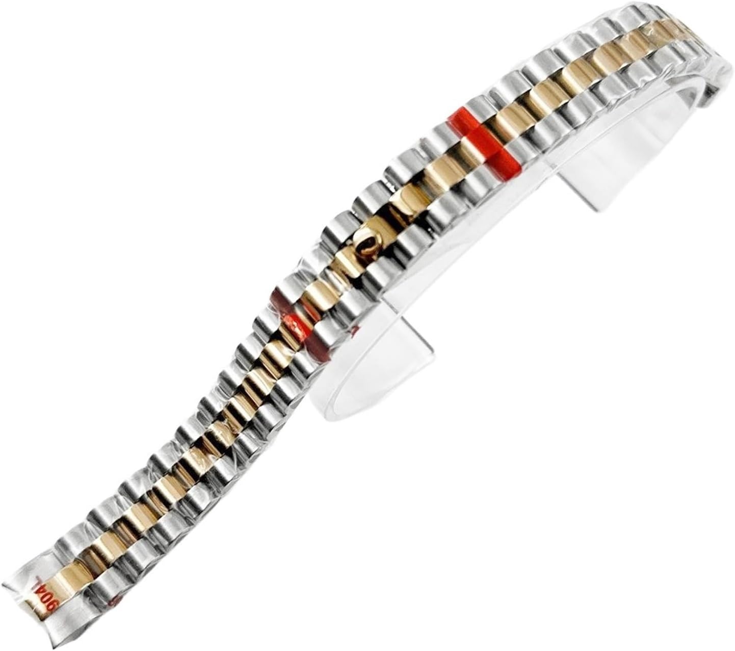 17mm Silver 904L Bracelet Watch Solid Stainless Steel Strap For 31mm NH05 NH06 Case