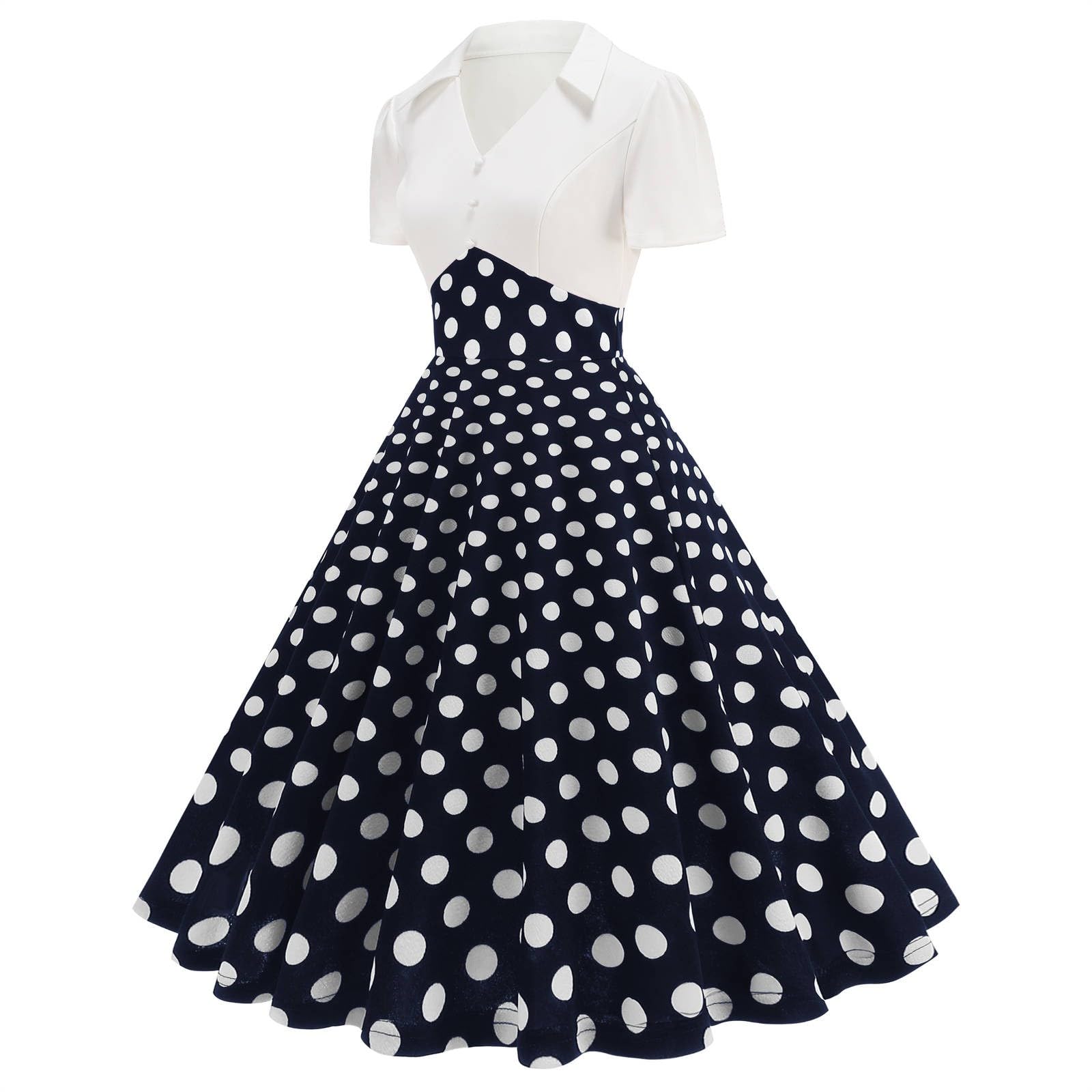Generisch Kleid Damen Sommer Baumwolle Etuikleid Damen Elegant Atmungsaktiv Sommerkleider Ruched Langarm Blusenkleid RüSchenkleid Kleider Geeignet FüR Zu Hause Und In Der Freizeit