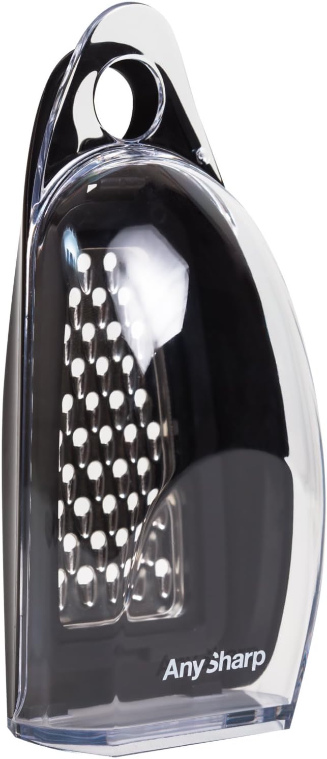 AnySharp 3-in-1 Mini Box Grater for Efficient Grating, Peeling or Shredding