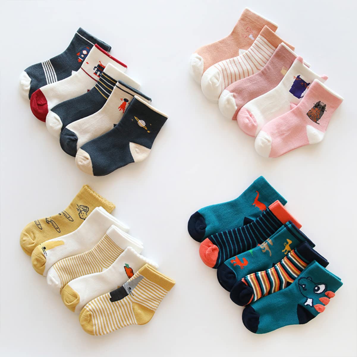 GALPADA 15paare Mädchen Cartoon Socken Für Herbst Und Winter Warme Und Bequeme Strümpfe Für Mädchen Und Jungen s Geeignet Für