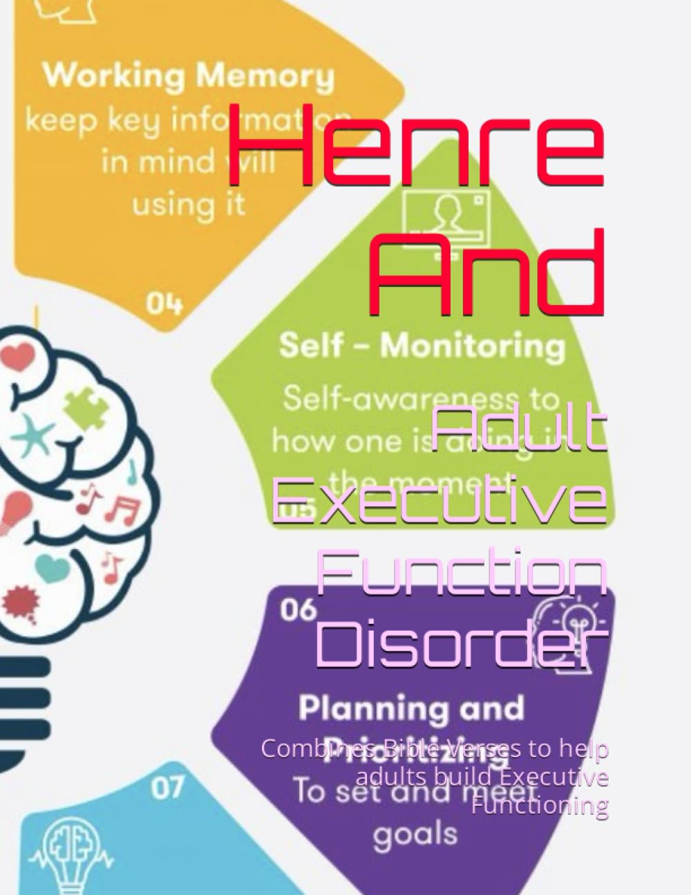 Adult Executive Function Disorder Practice Workbook: Workbook for practicing and building weak Executive Functioning: Combines Bible Verses to help adults build Executive Functioning