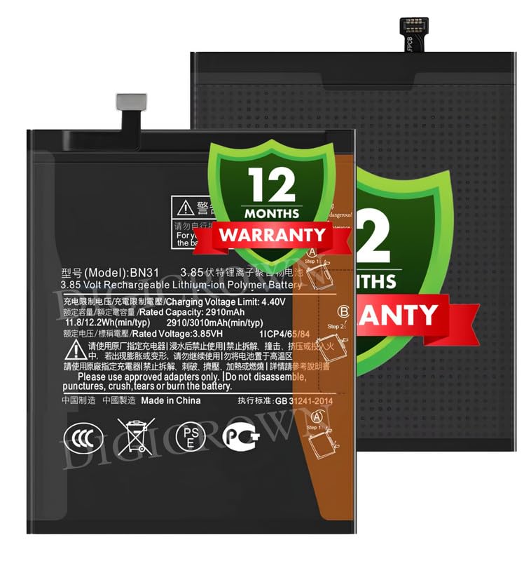 Xiaomi Redmi Note Redmi Y2 Battery Replacement Cost ORIGINAL