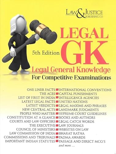 Legal Gk For Competitive Examination (Legal General Knowledge) 5th EDITION 2024 Law And Justice