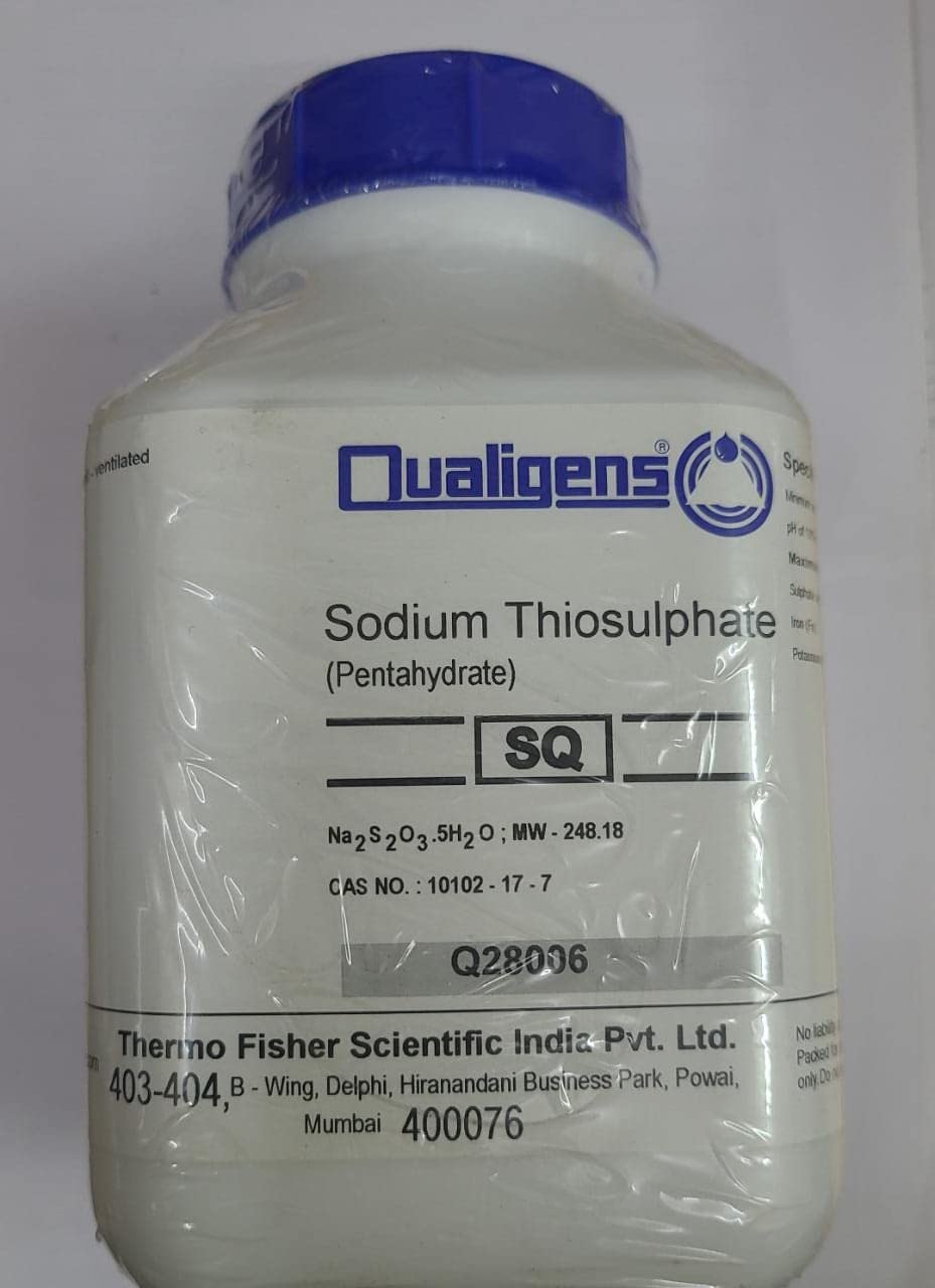 Sodium Thiosulphate 1 kg Highest purity 99% Qualigens (B0B9JWXNXZ) Amazon Price History, Amazon Price Tracker