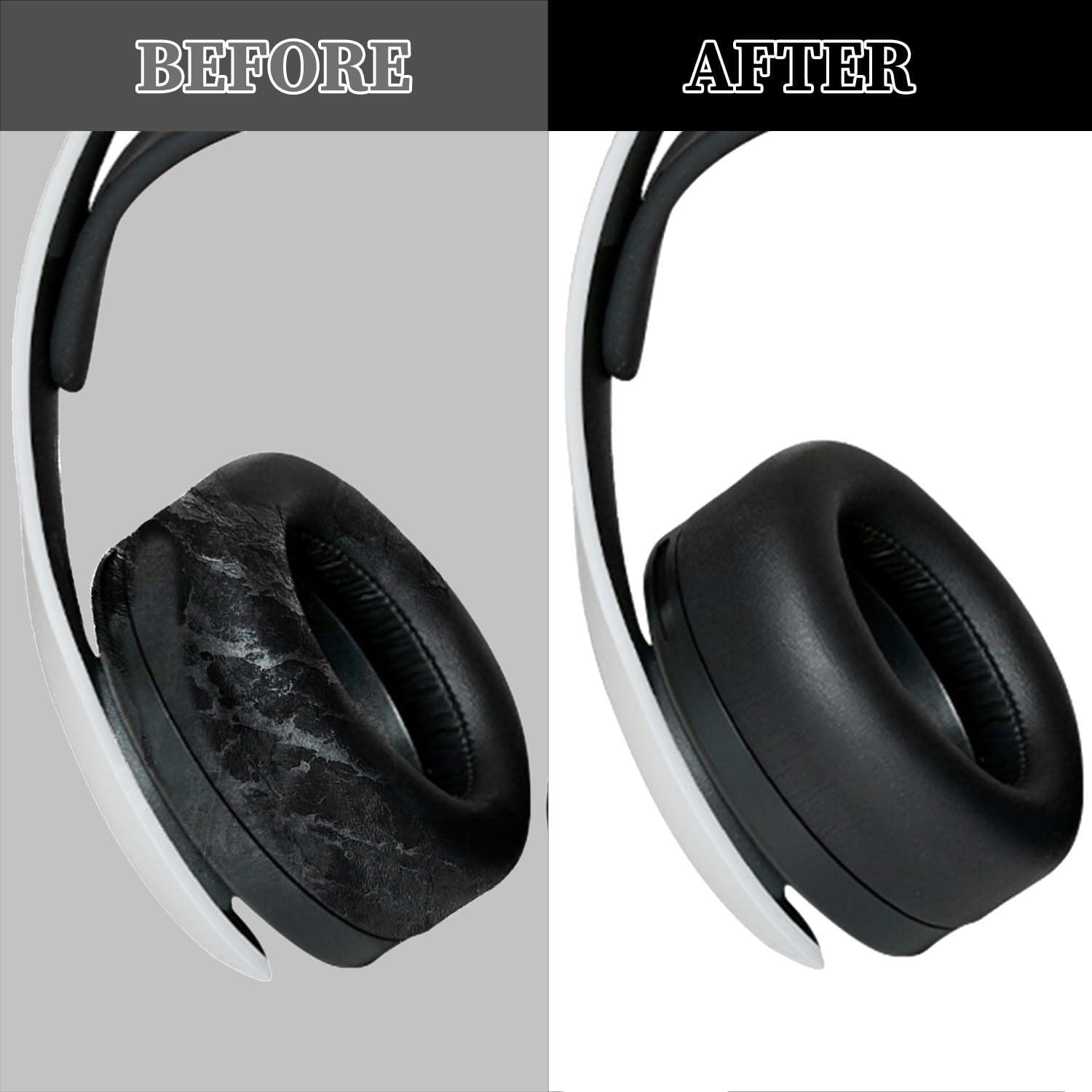 SOULWIT Cuscinetti Auricolari di Ricabio Per Sony Playstation 5 Pulse SOULWIT Cuscinetti Auricolari di Ricabio Per Sony Playstation 5 Pulse