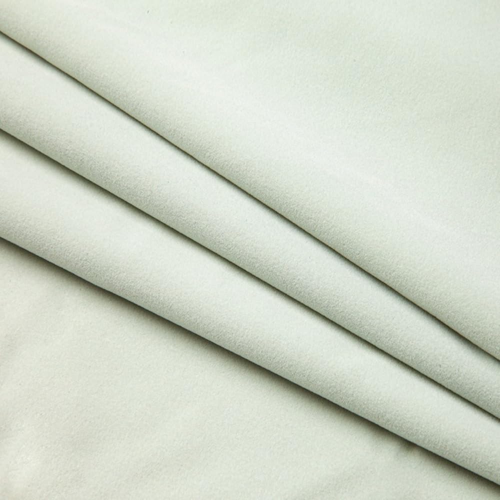 Tissu floqué autocollant vert clair pour rénover et habiller vos meubles