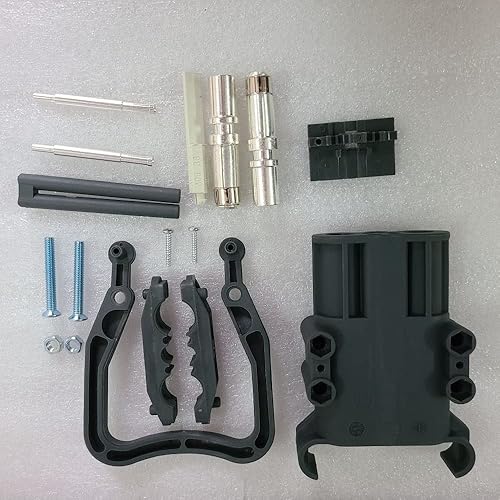 Miniatura 10 de JWDAWN DIN 320A 150V hembra enchufe de conexión rápida conector de cargador europeo con contactos auxiliares, conector de alimentación resistente a