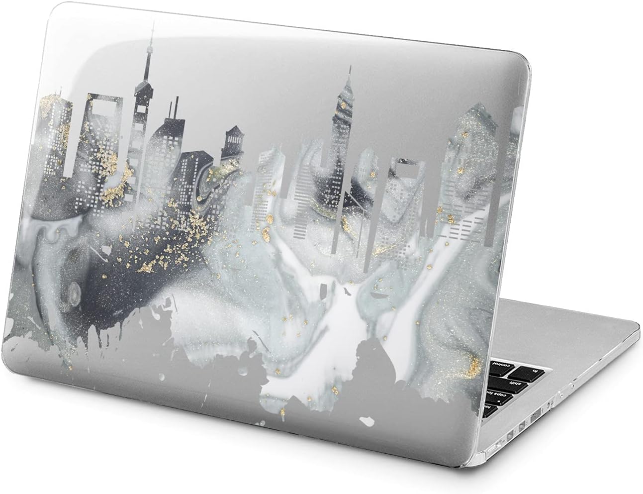 Hard Case Compatible for MacBook Pro 16 14 M3 M2 2023 M1 Pro 13 2022 Air 13 2021 Retina 2020 Mac 11 12 Cover Wood Oak Glam Print Laptop Design Brown Dark Stylish Luxury World Map Protective