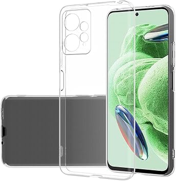 Ehr. Xiaomi Redmi Note 12 4G Uyumlu Kamera Korumalı Darbe Önleyici Ultra Slim TPU Şeffaf Silikon Kılıf (Şeffaf, Xiaomi Redmi Note 12 4G)
