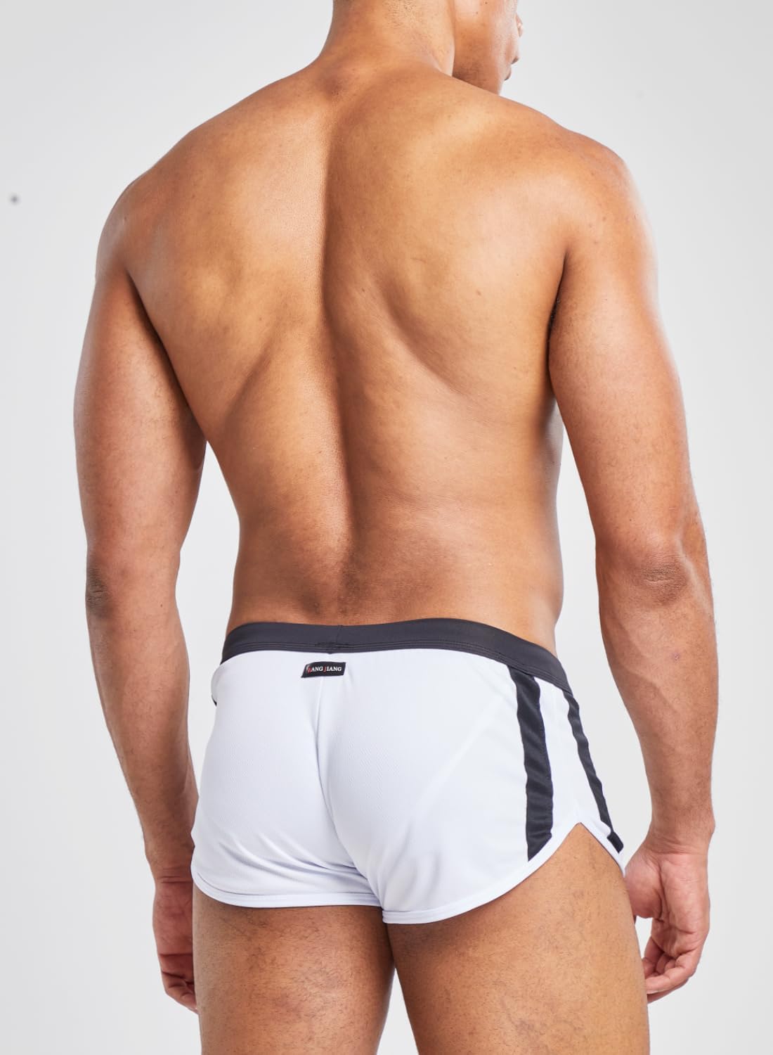 MIZOK Mens 3" Colorblock Workout Running Shorts Bodybuilding Gym Quick Dry Athletic Shorts - Image 5