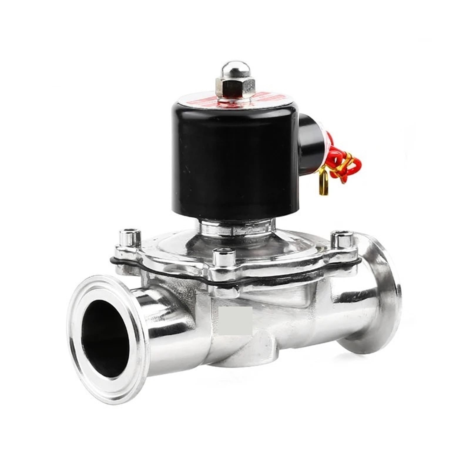 Sahul Polished-Ac 220V Dn20-50 & 1.5"-2.5" Tri Clamp Sus304 Sanitary Solenoid Valve - Ac220v/Dc24v For Homebrew, Dairy(Dn20,)