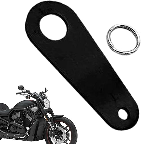 Miniatura 9 de Shakven Soporte para colgar campana de motocicleta, accesorios de motociclista Davidson llavero trae buena suerte  Se adapta a cualquier campana,