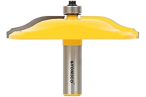 YONICO 3.5" Raised Panel Cabinet Door Router Bits, with 12140 1/2-Inch Shank