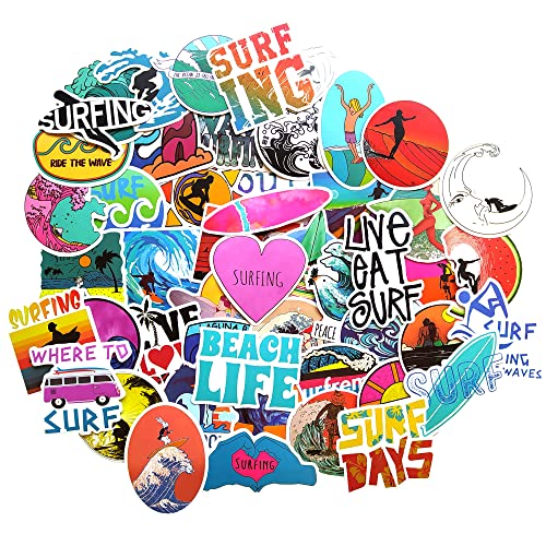 Pegatinas surf vinilo surfing regalos surferas pegatina para tabla de surf botellas de agua portátiles deposito moto bicicleta coche skate stickers car