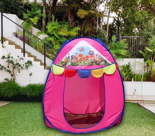 Image of Homecute Igloo Type Foldable Popup Small Size Kid's Toys Play Tent House for Indoor & Outdoor, Suitable for 1 Year to 6 Years (Small Size Pink)