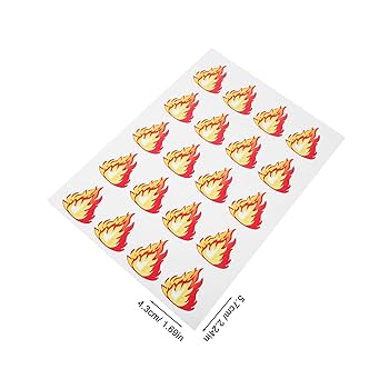 例えば炎 ステッカー Amazon.co.jp: KICHOUSE ファイヤーステッカー 5枚セット 誕生日