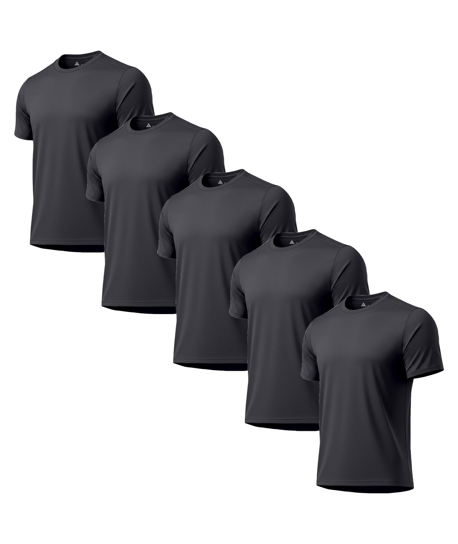 3 Pack Mens Swim Shirt Rash Guard Workout Shirts UPF 50+ Short Sleeve Fast Dry Sun Protection Lightweight Water Shirt