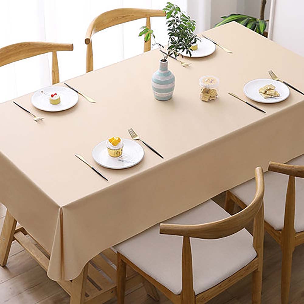 Nappe de table champagne pour fêtes, buffets et repas de camping
