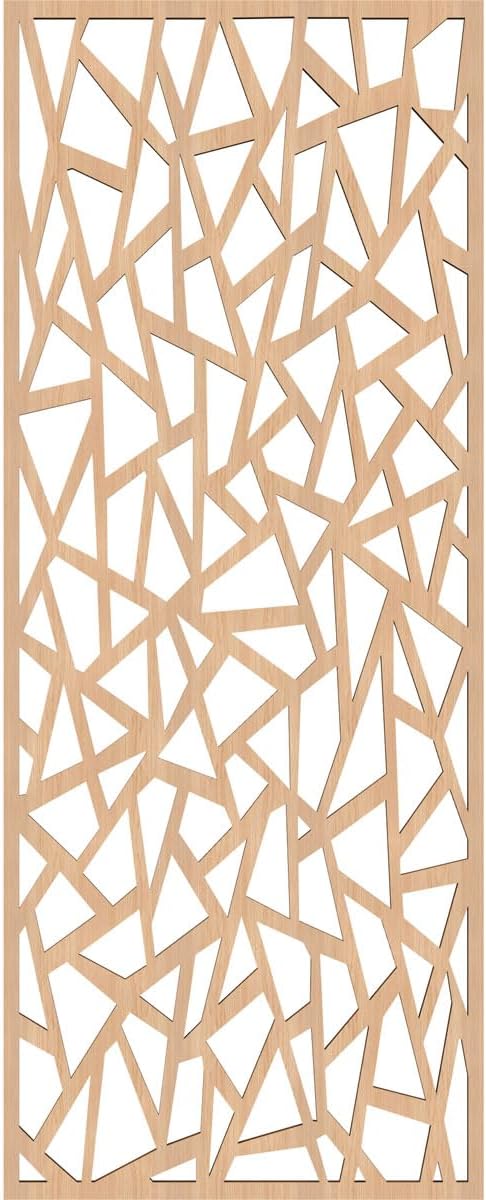 Milton Decorative Pierced Fretwork Wood Wall Panels, 11 3/8"W x 29 3/8"H x 1/4"T, Hickory
