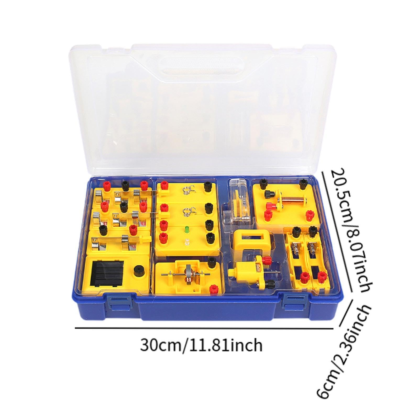 predolo Physik Lernkit Elektrische Schaltkreis Bausatz Experimentierkasten Stromkreis Material DIY set für Praktische Experimente Und Förderung Technischer
