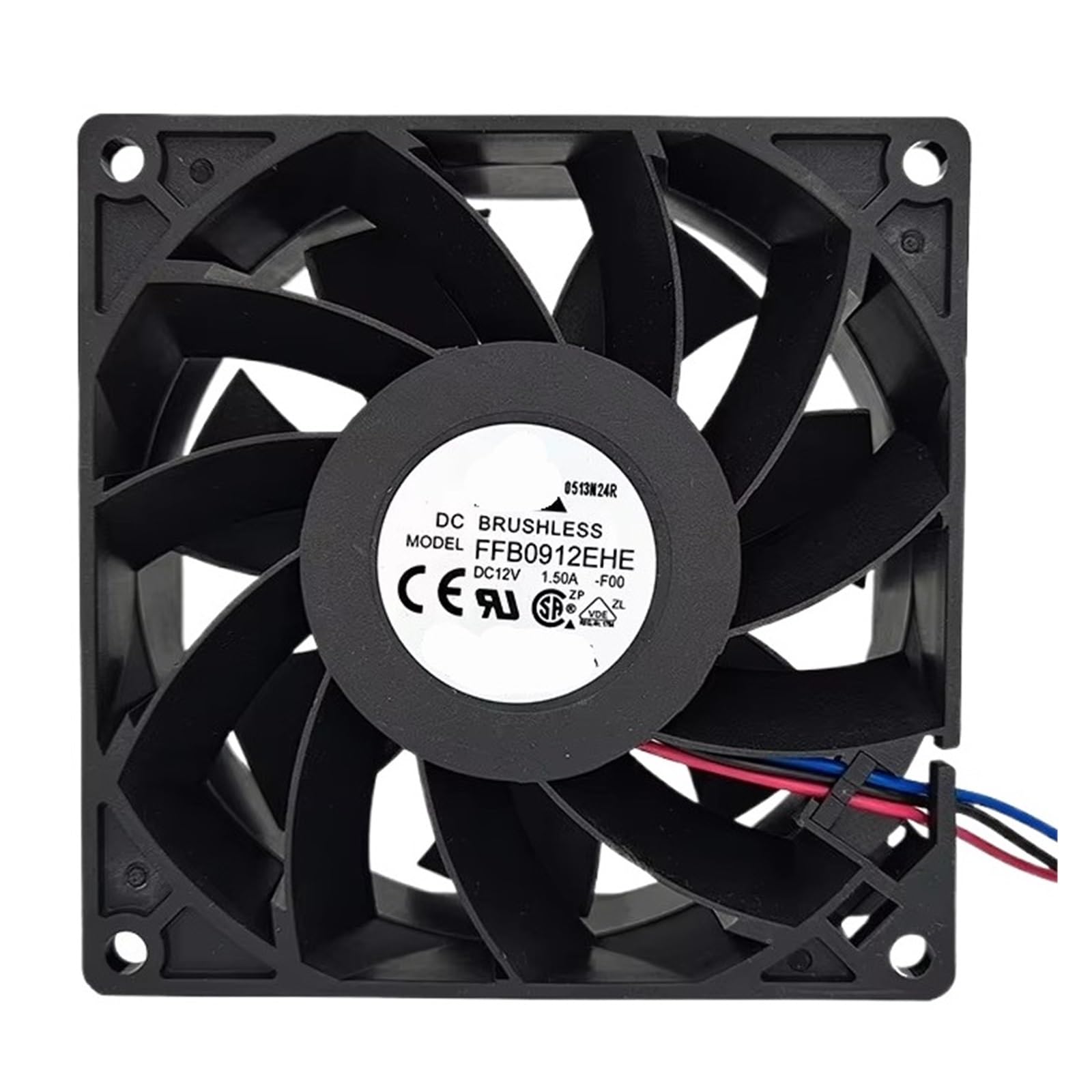 Lzikkgki One Color Ffb0912ehe-F00 12V 1.5A 9238 Fan