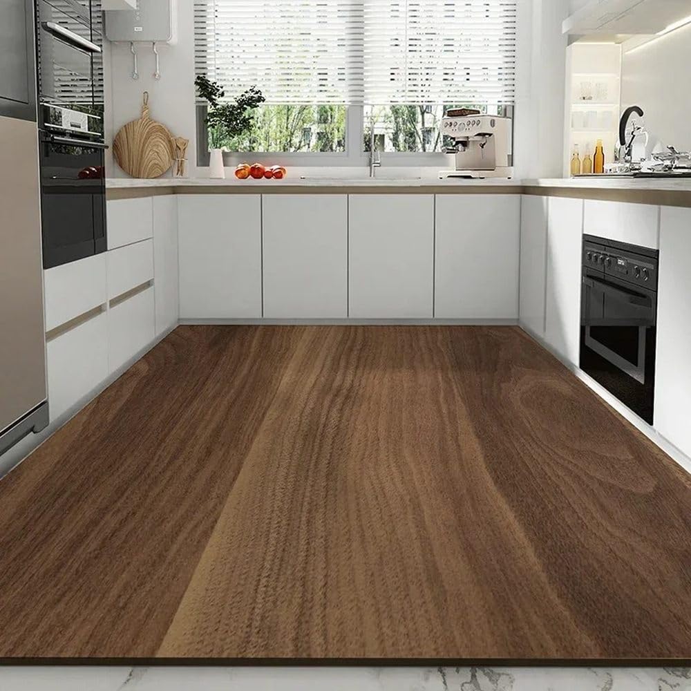 Tapis de restaurant imitation bois pour décoration de maison