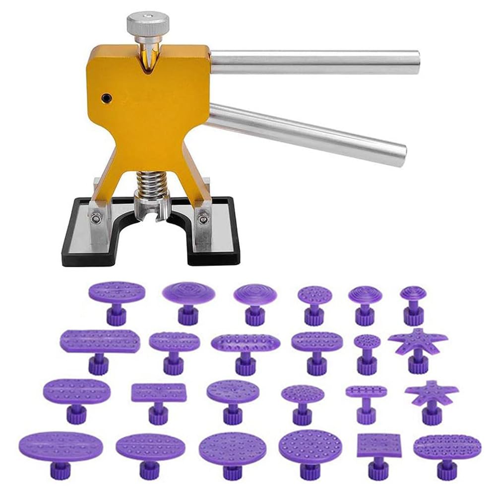 Tirabolli per Carrozzeria Kit di 25pcs per Riparazione di Ammaccature Kit Riparazione Carrozzeria Auto per Riparazione di Danni alla Grandine e Rimozione di Ammaccature di Automobili