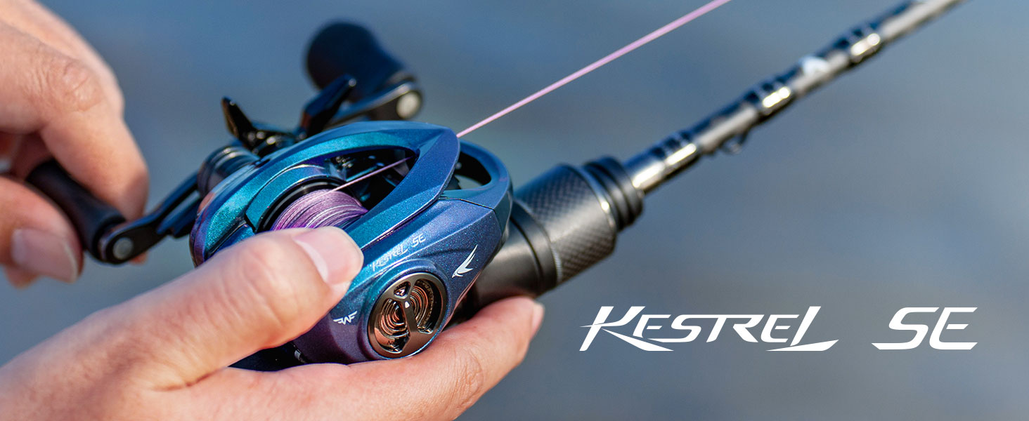 Amazon.com : KastKing Kestrel SE Baitcasting Reel, 4.5 oz Ultralight Finesse Baitcaster, Cast Lures Down to 1/32 oz, Powerful Sycron Construction, 7+1 MaxiDur Double Shielded BB, 7.5:1 Gear Ratio,Left Handed : Sports & Outdoors Amazon.com : KastKing Kestrel SE Baitcasting Reel, 4.5 oz Ultralight Finesse Baitcaster, Cast Lures Down to 1/32 oz, Powerful Sycron Construction, 7+1 MaxiDur Double Shielded BB, 7.5:1 Gear Ratio,Left Handed : Sports & Outdoors