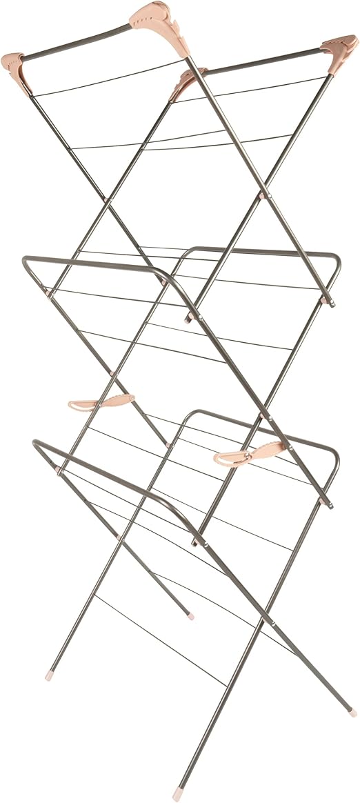 Beldray LA072498GRYEU Elegant Airer, Indoor Clothes Horse Rack, Collapsible Laundry Dryer