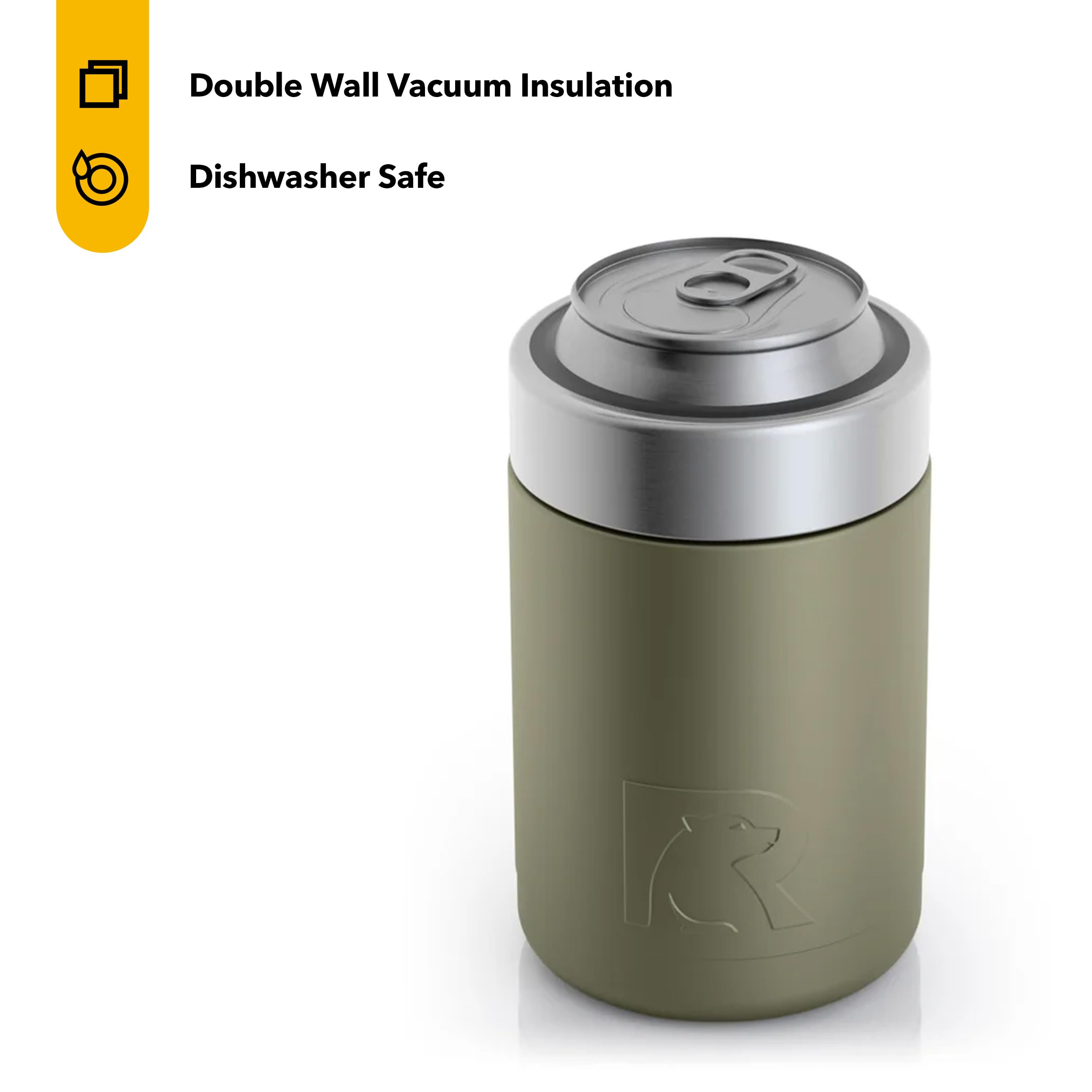Amazon.com: RTIC Can Cooler Insulated, Beer, Beverage, Soda