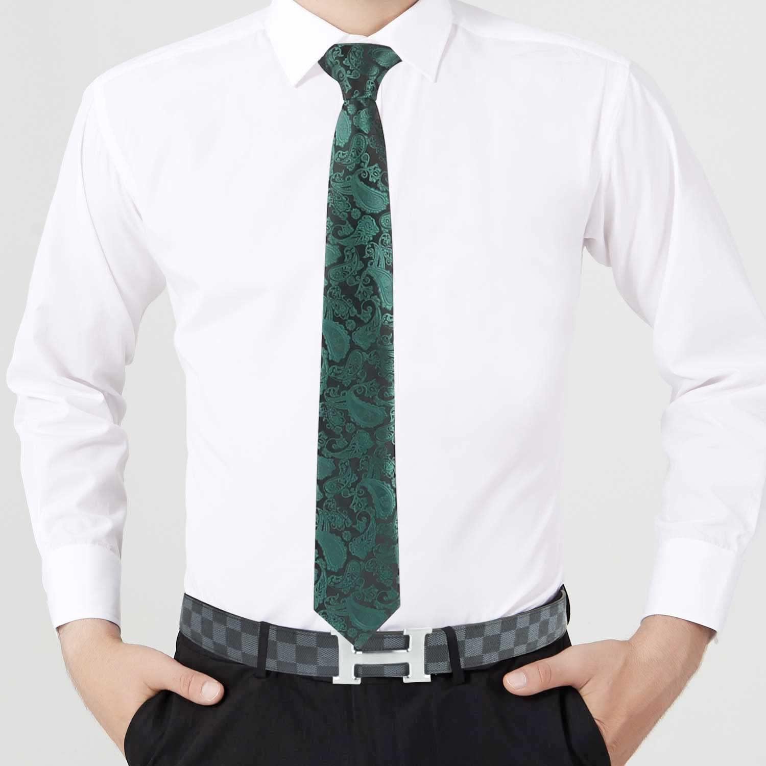 AUSCUFFLINKS Paisley Skinny Ties | Cotton Pocket Squares Bow Ties & Neckties | Wedding Ties