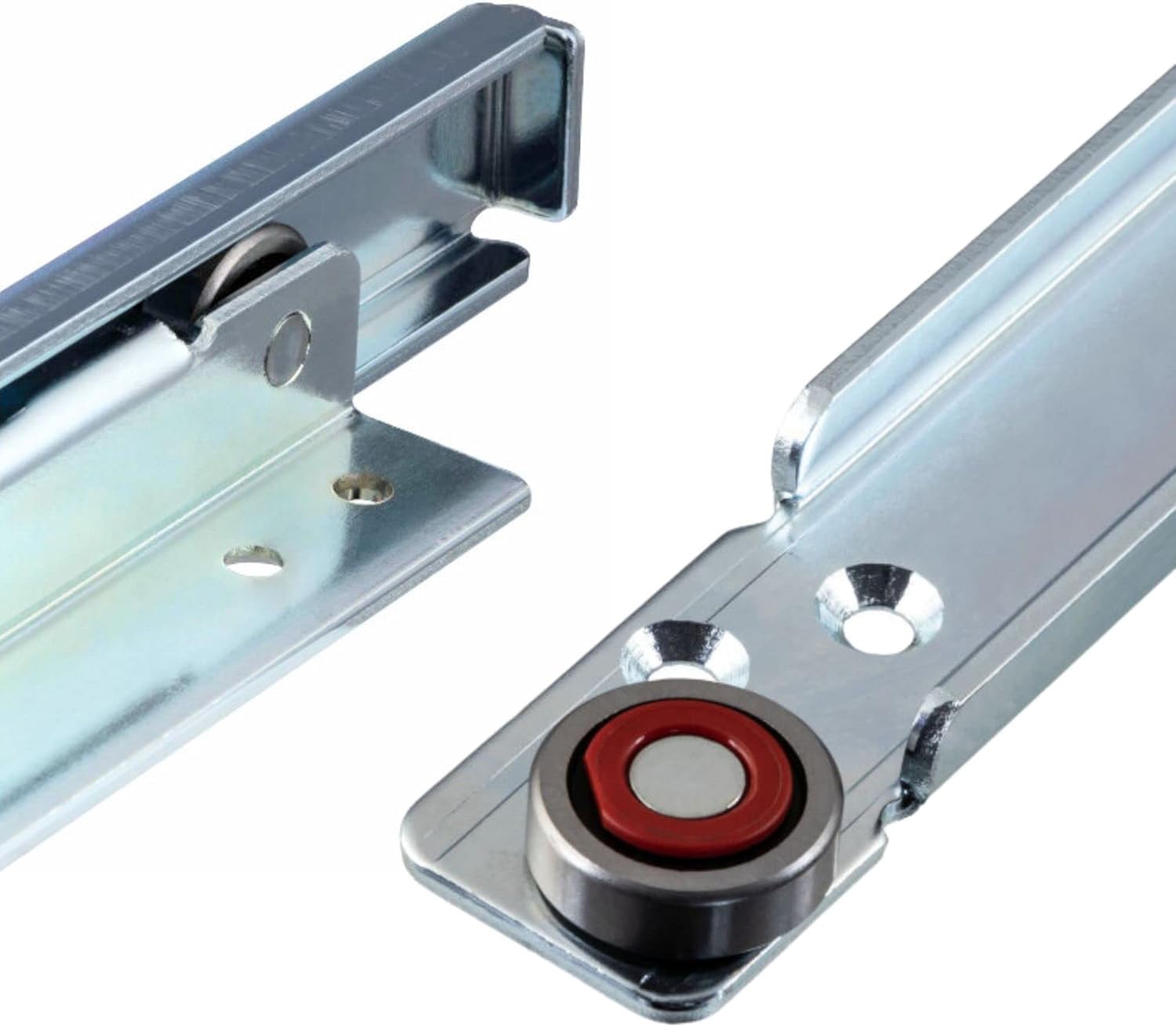 Gedotec Guida per cassetti ad estrazione parziale 800 mm Guida per cassetti a montaggio superficiale | FR206 | portata 100 kg | acciaio zincato