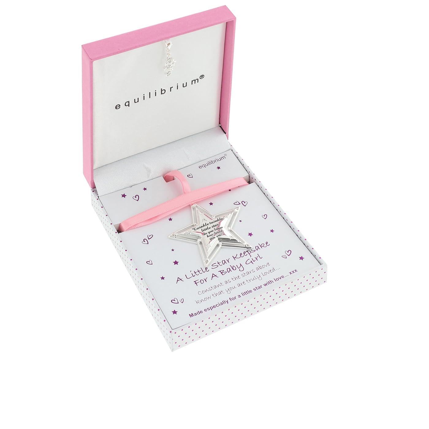 Equilibrium Twinkle Star Baby Girl Keepsake Gift 344796