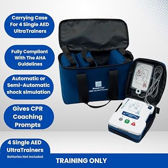 MCR Medical CPR Manikin/AED Training Kit, 2 Adult/2 Infant, Medium Tone