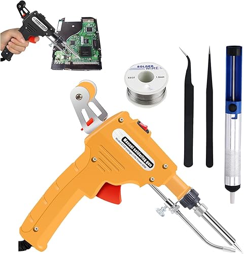 Soldador de hierro multifunción, artesanía alemana, kit de soldadura automática de mano para soldar, pinzas para placa de circuito, bricolaje en